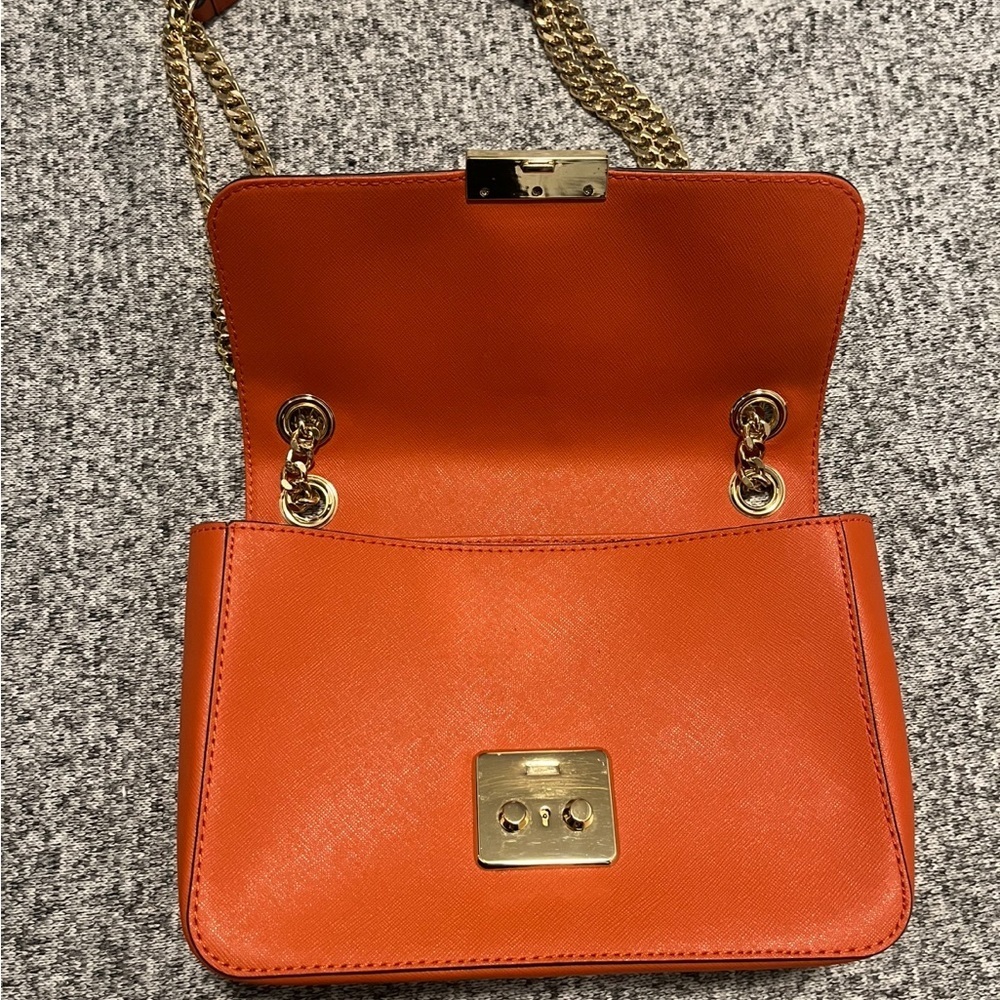 Michael Kors Brandi Medium Saffiano Leather Shoulder/Crossbody Bag - Picture 8 of 14